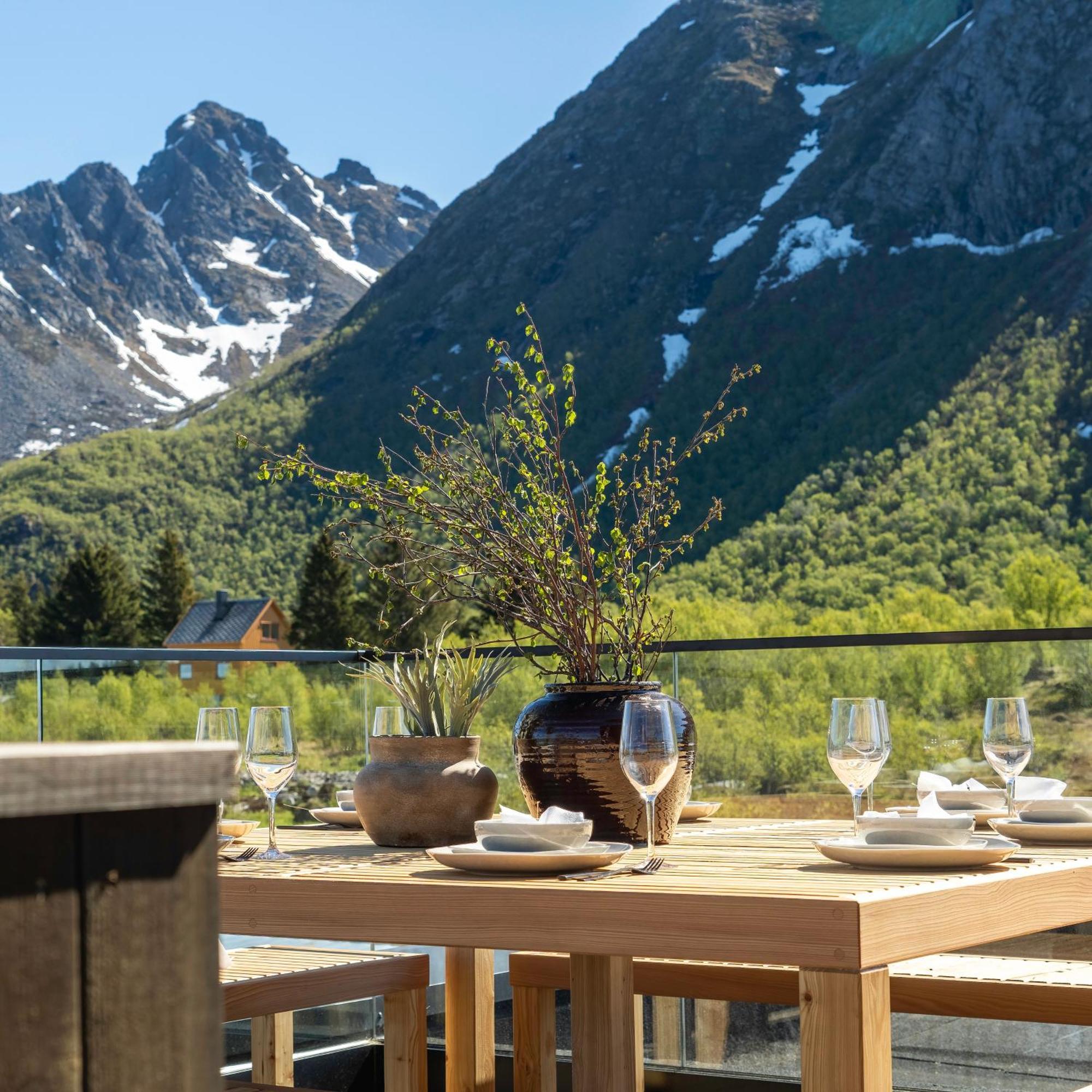 New! Spectacular Cabin In Lofoten Villa Kleppstad Kültér fotó